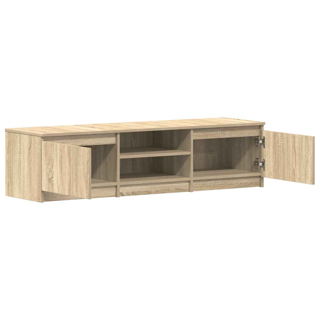 Έπιπλο Τηλεόρασης Sonoma Δρυς 140x40x35,5 εκ. από Επεξ. Ξύλο