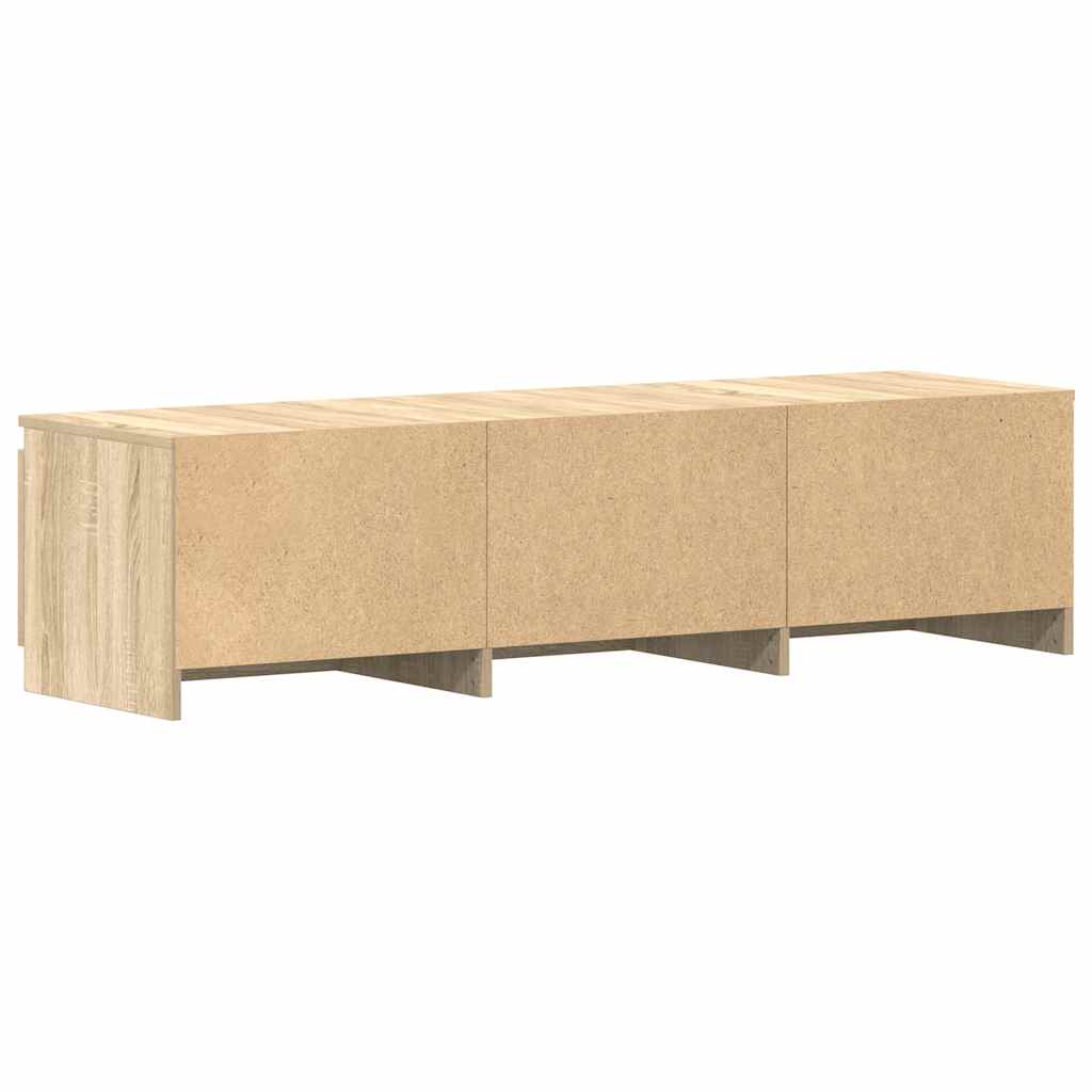 Έπιπλο Τηλεόρασης Sonoma Δρυς 140x40x35,5 εκ. από Επεξ. Ξύλο