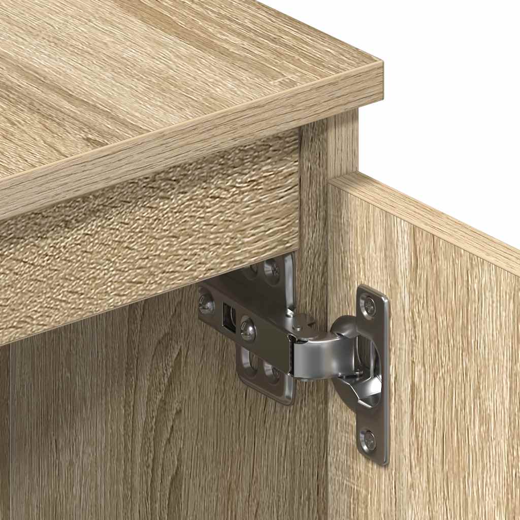 Έπιπλο Τηλεόρασης Sonoma Δρυς 140x40x35,5 εκ. από Επεξ. Ξύλο