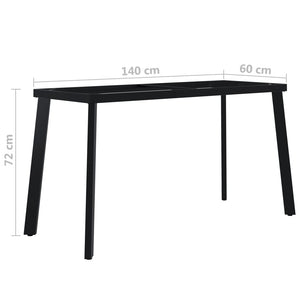 Βάση Τραπεζιού με Πόδια σε Σχήμα «V» 140 x 60 x 72 εκ. - Pakobazaar