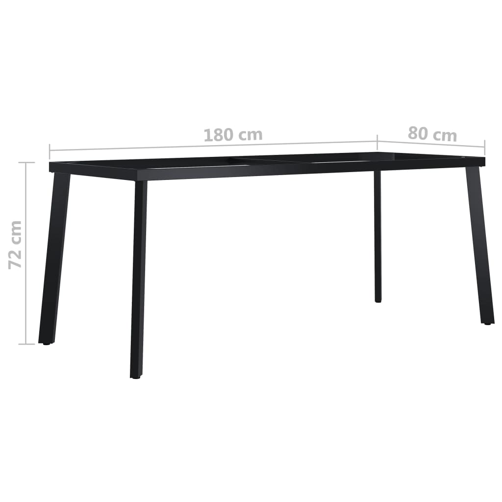 Βάση Τραπεζιού με Πόδια σε Σχήμα «V» 180 x 80 x 72 εκ. - Pakobazaar