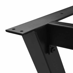 Βάση για Παγκάκι με Πόδια σε Σχήμα «Χ» 145 x 36 x 42 εκ.