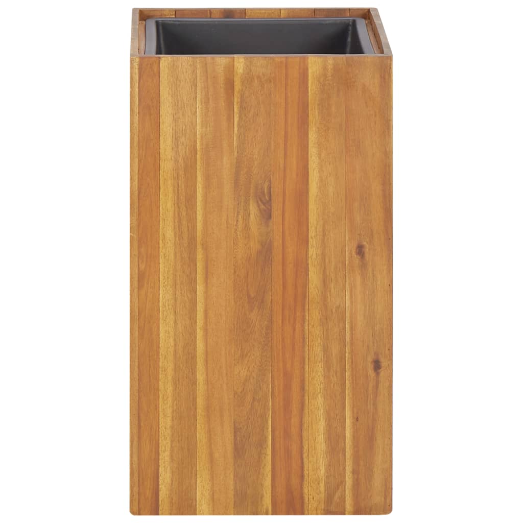 Ζαρντινιέρα Υπερυψωμένη 33,5 x 33,5 x 60 εκ. Μασίφ Ξύλο Ακακίας