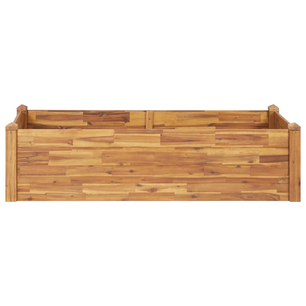 Ζαρντινιέρα Υπερυψωμένη 160 x 60 x 44 εκ. Μασίφ Ξύλο Ακακίας