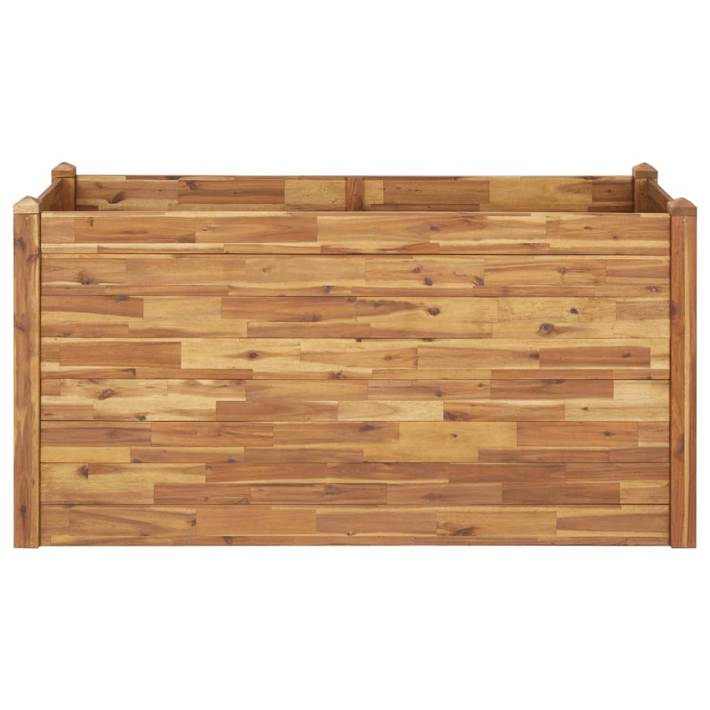 Ζαρντινιέρα Υπερυψωμένη 160 x 60 x 84 εκ. Μασίφ Ξύλο Ακακίας