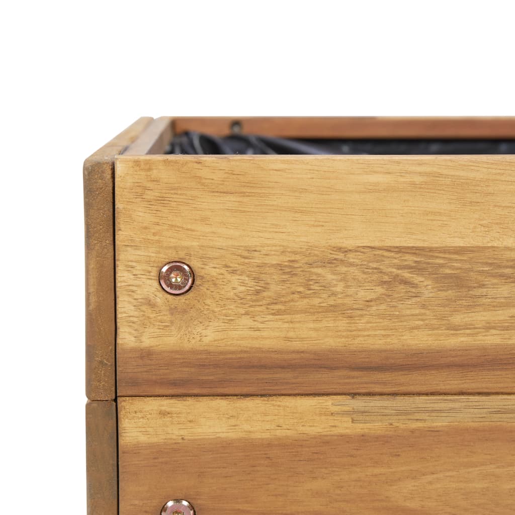 Ζαρντινιέρα Υπερυψωμένη 50 x 40 x 45 εκ. από Μασίφ Ξύλο Ακακίας - Pakobazaar