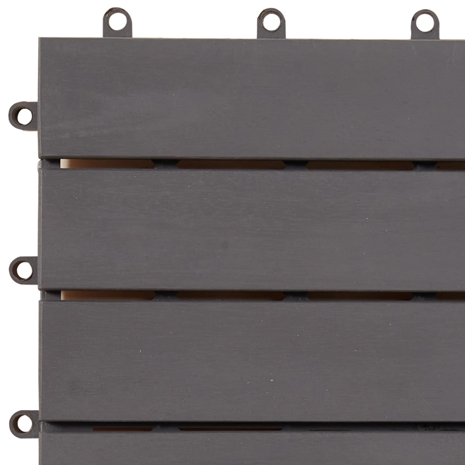 Πλάκα Κατασκευής 10 pcs Γκρι 30 x 30 cm Ξύλο Ακακίας - Pakobazaar