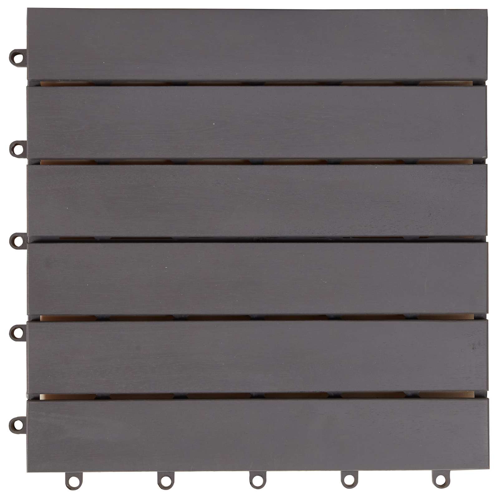 Πλάκα Κατασκευής 10 pcs Γκρι 30 x 30 cm Ξύλο Ακακίας - Pakobazaar