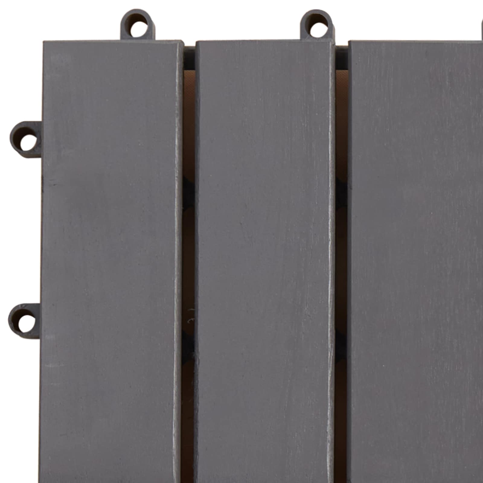 Πλάκα Κατασκευής 10 pcs Γκρι 30 x 30 cm Ξύλο Ακακίας - Pakobazaar