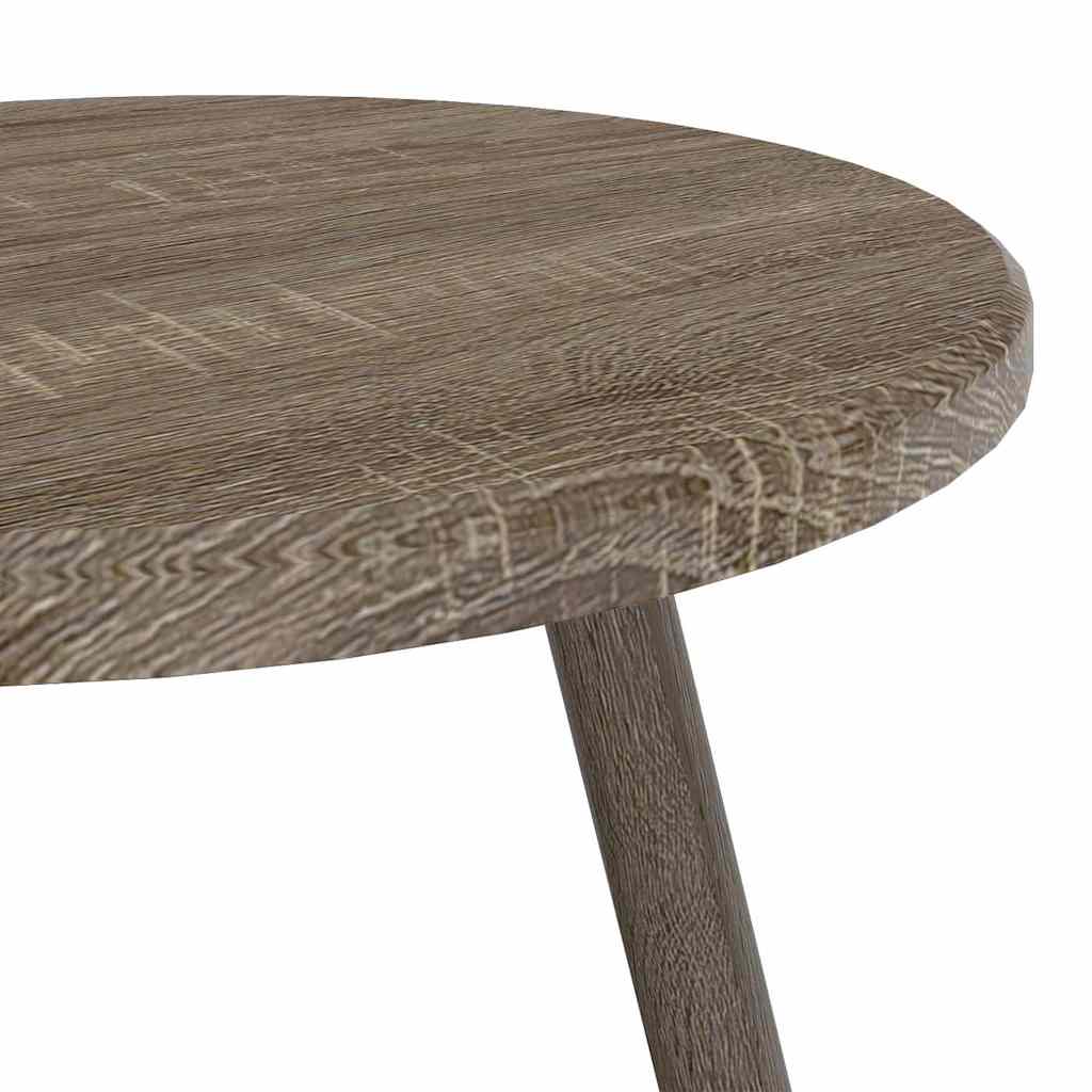 Τραπέζι Μπιστρό Γκρι Ø 50 x 76 εκ. από MDF και Σίδηρο