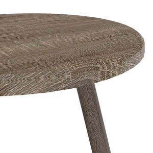 Τραπέζι Μπιστρό Γκρι Ø 50 x 76 εκ. από MDF και Σίδηρο