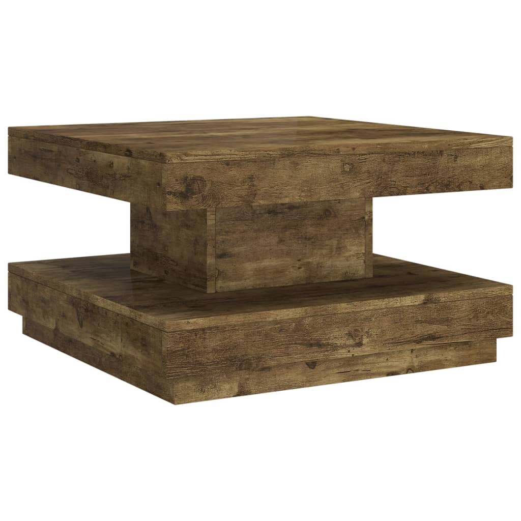 Τραπεζάκι Σαλονιού Σκούρο Καφέ 60 x 60 x 35 εκ. από MDF - PAKOBAZAAR