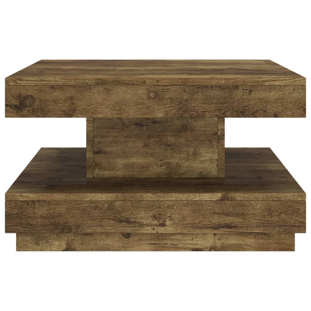 Τραπεζάκι Σαλονιού Σκούρο Καφέ 60 x 60 x 35 εκ. από MDF - PAKOBAZAAR