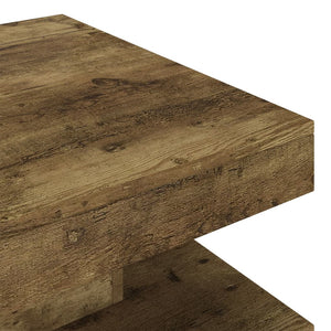 Τραπεζάκι Σαλονιού Σκούρο Καφέ 60 x 60 x 35 εκ. από MDF - PAKOBAZAAR