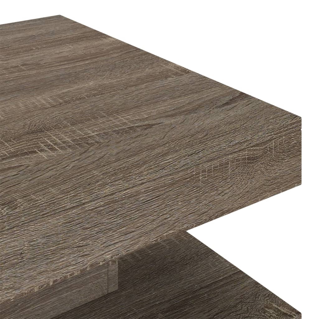 Τραπεζάκι Σαλονιού Γκρι 60 x 60 x 35 εκ. από MDF - PAKOBAZAAR