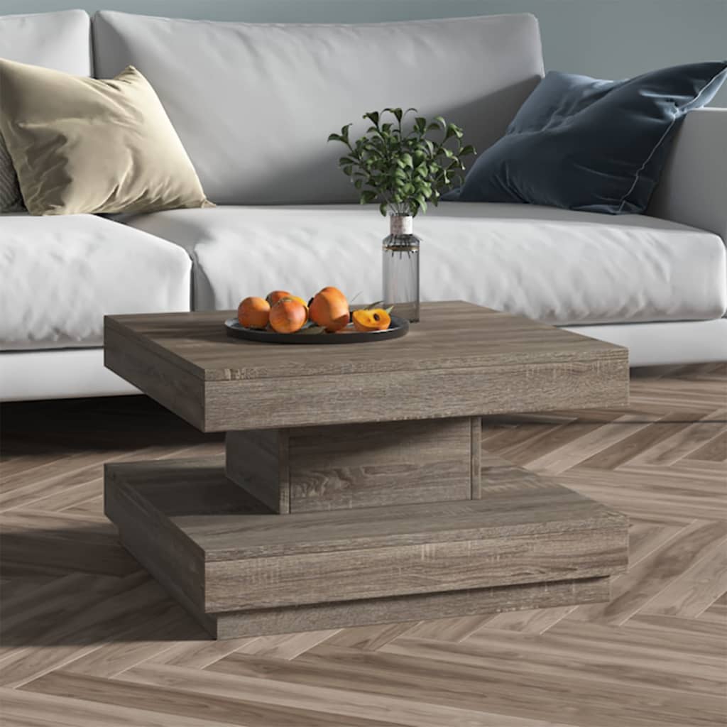 Τραπεζάκι Σαλονιού Γκρι 60 x 60 x 35 εκ. από MDF - PAKOBAZAAR