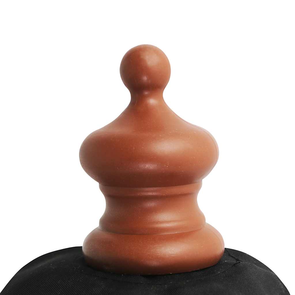 Ομπρέλα Κήπου Μαύρη 350 εκ. με Ξύλινο Ιστό - Pakobazaar