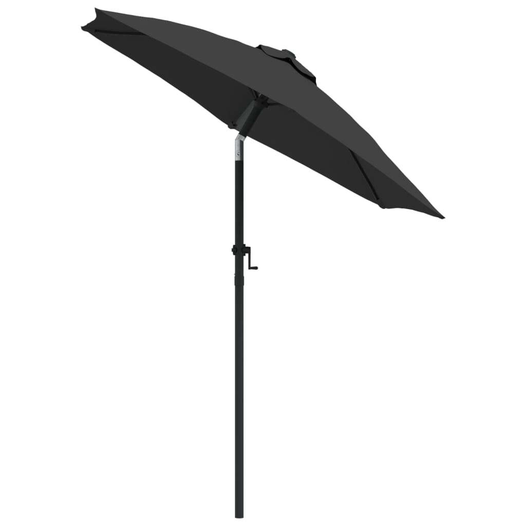 Ομπρέλα Ανθρακί 200 x 224 εκ. Αλουμινίου - Pakobazaar