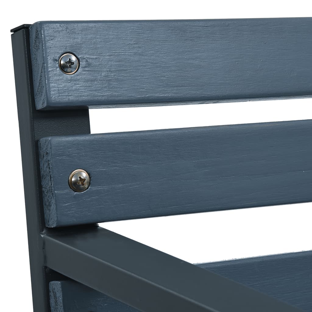 Παγκάκι Κήπου Γκρι 120 εκ. Ξύλινο