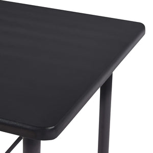 Τραπέζι Μπαρ Μαύρο 120 x 60 x 110 εκ. από MDF - PAKOBAZAAR