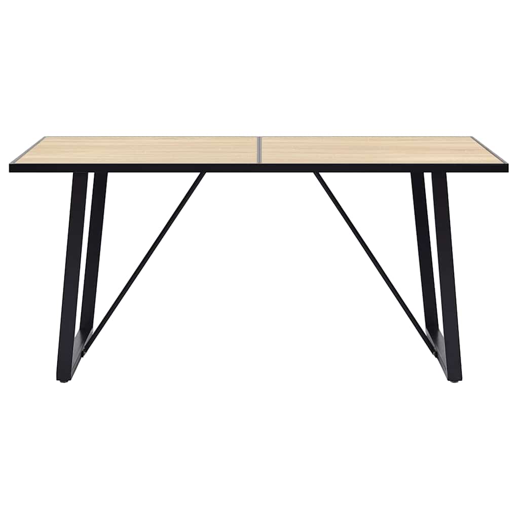 Τραπεζαρία Χρώμα Δρυός 140 x 70 x 75 εκ. από MDF