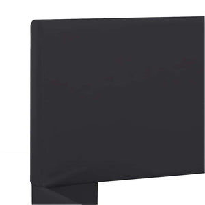 Πλαίσιο Κρεβατιού με LED Μαύρο 160x200 εκ. από Συνθετικό Δέρμα - PAKOBAZAAR