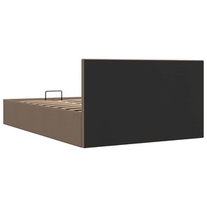 Πλαίσιο Κρεβατιού με Αποθηκ. Χώρο Taupe 140x200 εκ. Υφασμάτινο - PAKOBAZAAR