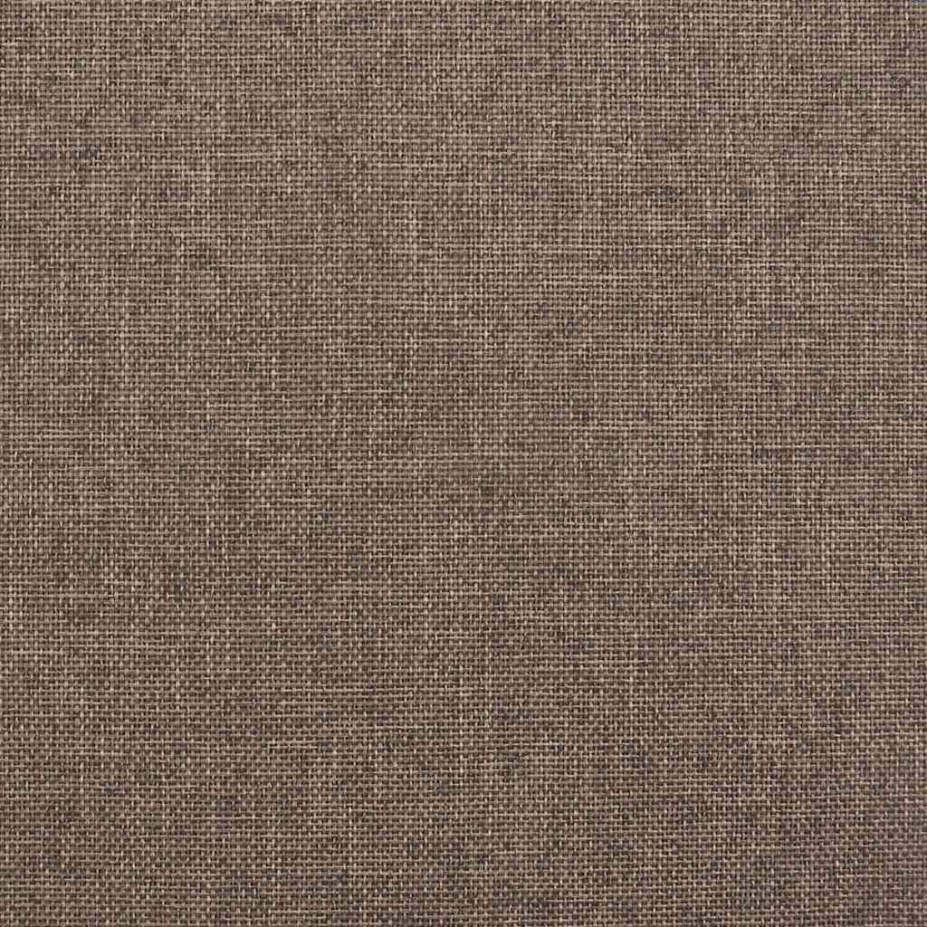 Πλαίσιο Κρεβατιού με Αποθ. Χώρο/LED Taupe 100x200 εκ. Ύφασμα