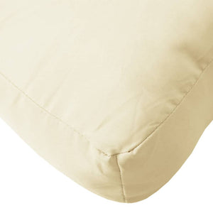 Μαξιλάρα Δαπέδου / Παλέτας Κρεμ 60 x 61,5 x 10 εκ. Βαμβακερή - Pakobazaar