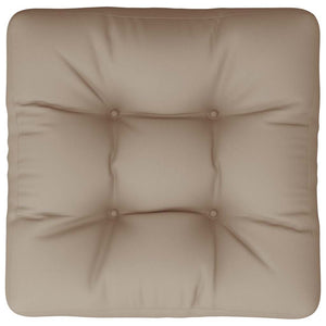 Μαξιλάρι Παλέτας Taupe 50 x 50 x 12 εκ. Υφασμάτινο - Pakobazaar