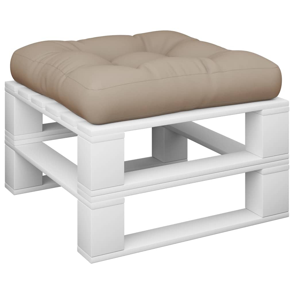 Μαξιλάρι Παλέτας Taupe 60 x 60 x 12 εκ. Υφασμάτινο - Pakobazaar