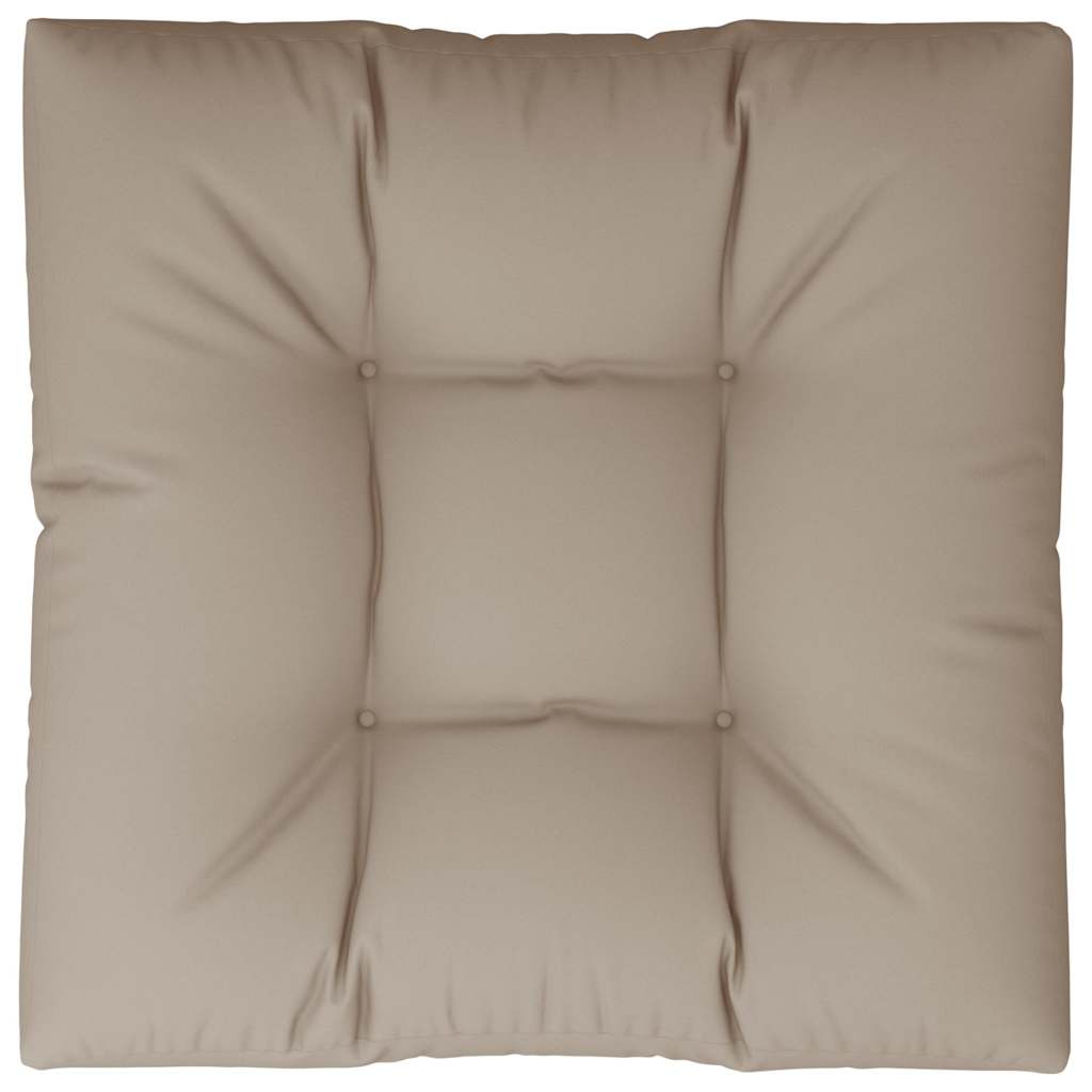 Μαξιλάρι Παλέτας Taupe 80 x 80 x 12 εκ. Υφασμάτινο