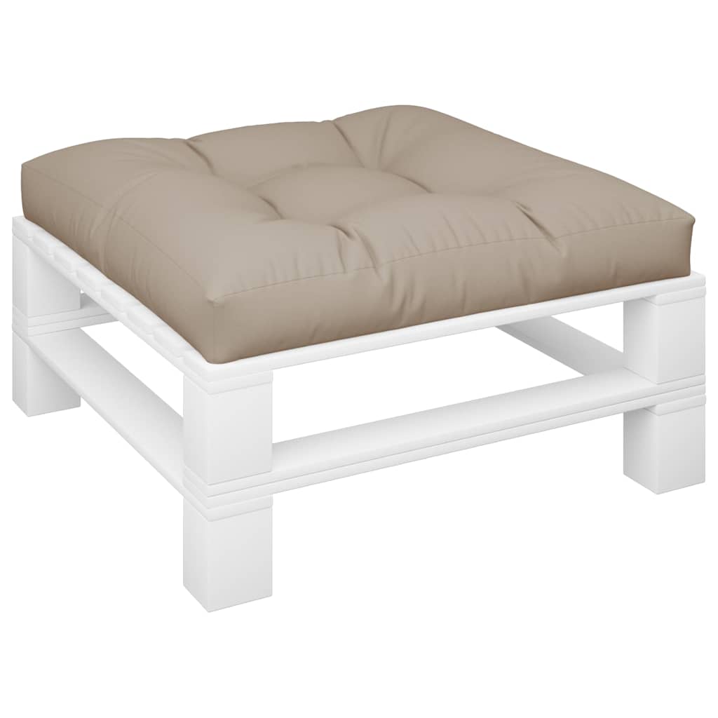 Μαξιλάρι Παλέτας Taupe 80 x 80 x 12 εκ. Υφασμάτινο