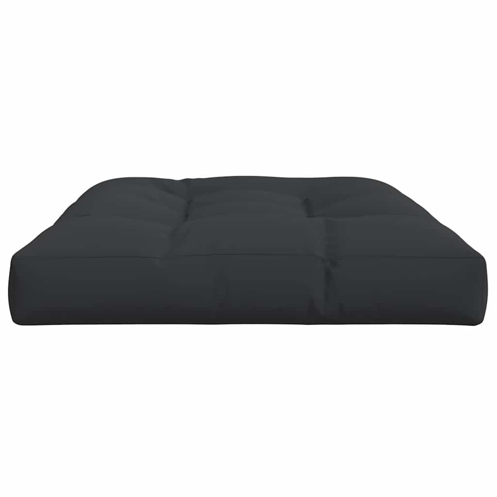 Μαξιλάρι Παλέτας Μαύρο 120 x 80 x 12 εκ. Υφασμάτινο