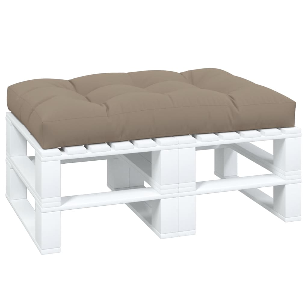 Μαξιλάρι Παλέτας Taupe 120 x 80 x 12 εκ. Υφασμάτινο