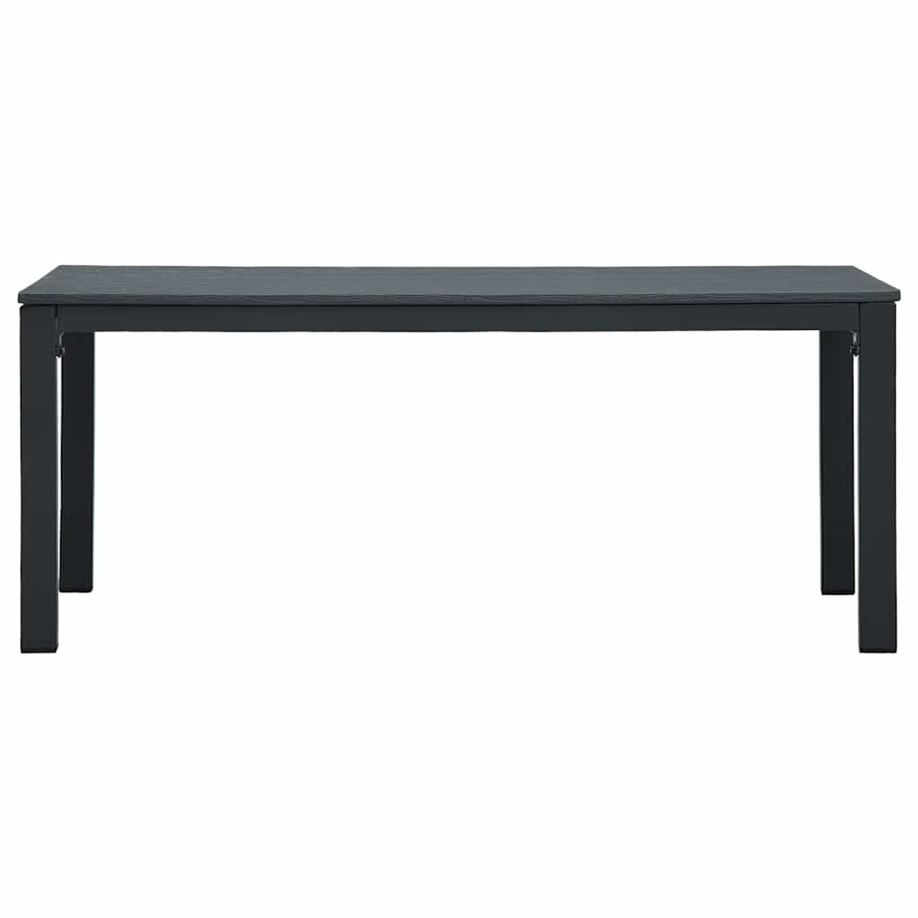 Τραπεζάκι Σαλονιού Γκρι 98 x 48 x 39 από HDPE με Όψη Ξύλου