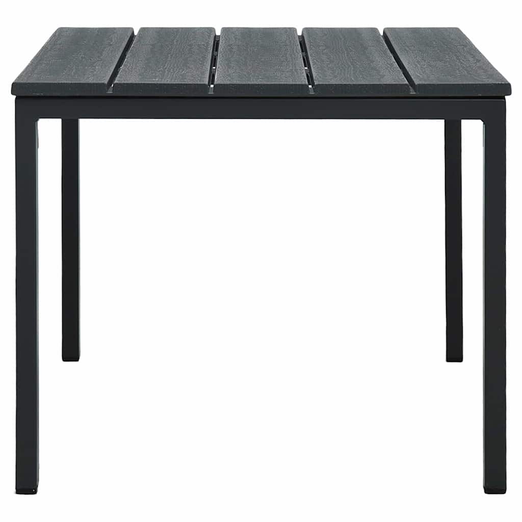 Τραπεζάκι Σαλονιού Γκρι 98 x 48 x 39 από HDPE με Όψη Ξύλου