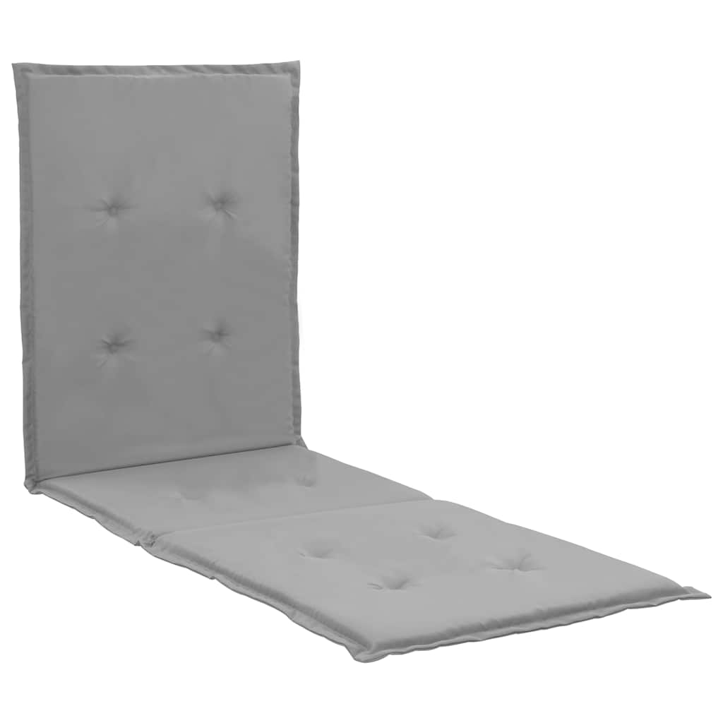 Μαξιλάρι Ξαπλώστρας Γκρι 180 x 55 x 3 εκ.