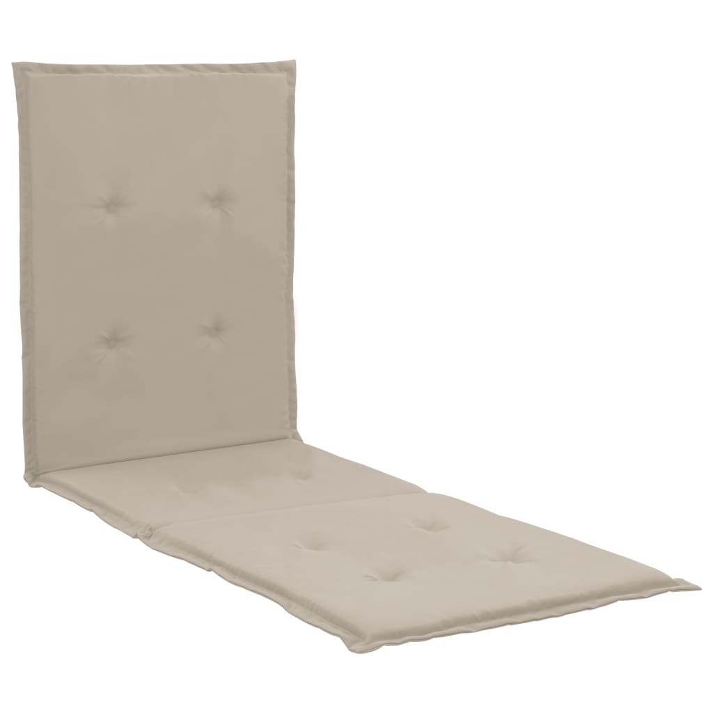 Μαξιλάρι Ξαπλώστρας Κρεμ 180 x 55 x 3 εκ.
