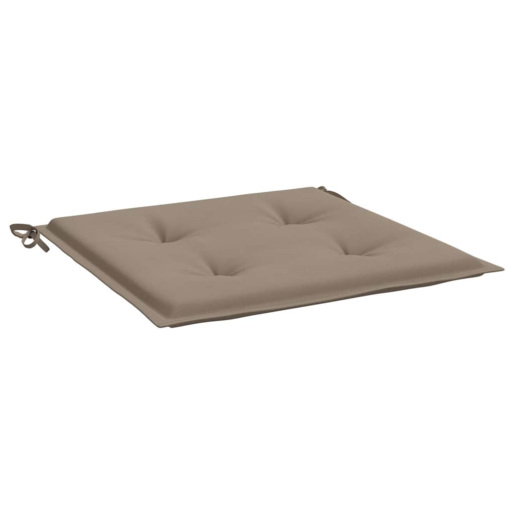 Μαξιλάρια Καρέκλας Κήπου 2 τεμ. Taupe 50x50x4 εκ. Oxford Ύφασμα