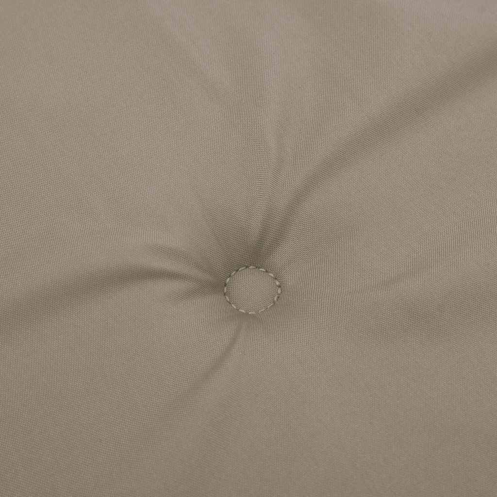 Μαξιλάρια Καρέκλας Κήπου 2 τεμ. Taupe 50x50x4 εκ. Oxford Ύφασμα
