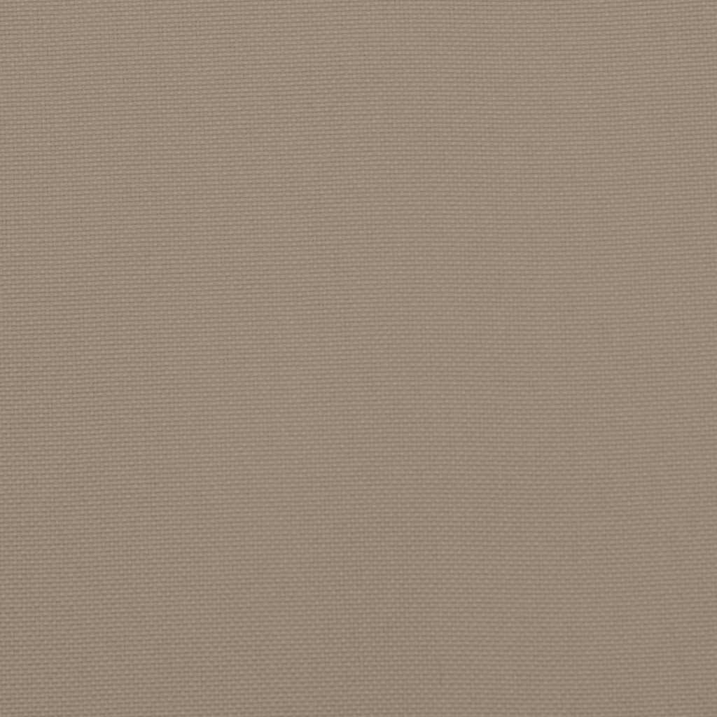 Μαξιλάρια Καρέκλας Κήπου 2 τεμ. Taupe 50x50x4 εκ. Oxford Ύφασμα
