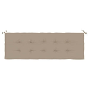 Μαξιλάρι Πάγκου Κήπου Taupe 150x50x3 εκ. Ύφασμα Oxford
