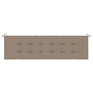 Μαξιλάρι Πάγκου Κήπου Taupe 180x50x3 εκ. Ύφασμα Oxford