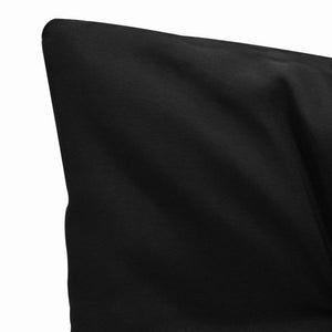 Μαξιλάρια Κούνιας Κήπου 2 τεμ. Μαύρο / Γκρι 50 εκ. Υφασμάτινα - Pakobazaar