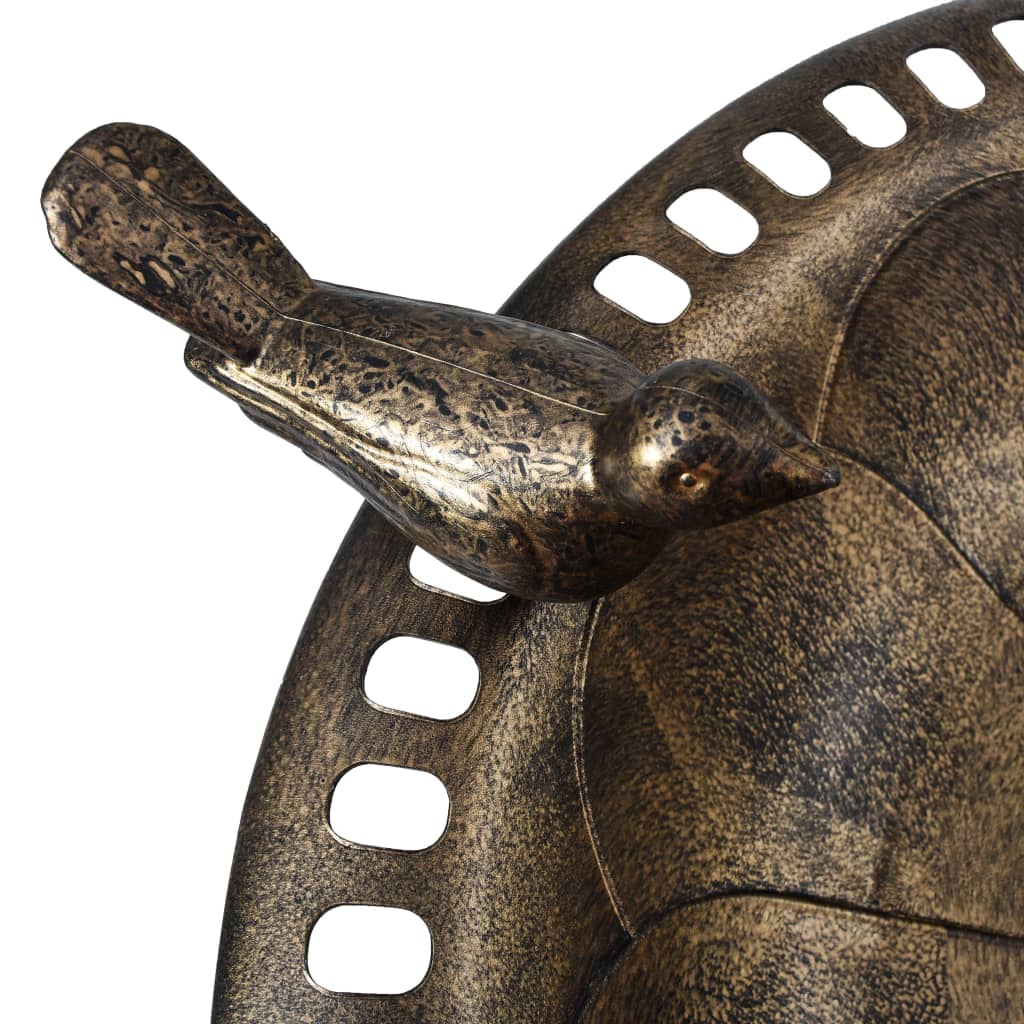 Μπανιέρα Πτηνών Κήπου Μπρονζέ Πλαστική - Pakobazaar