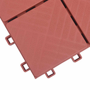 Πλάκα Κατασκευής 10 pcs Κόκκινο 30,5 x 30,5 x 2,2 εκ - Pakobazaar