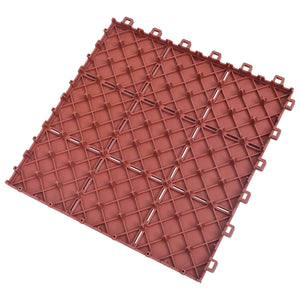 Πλάκα Κατασκευής 10 pcs Κόκκινο 30,5 x 30,5 x 2,2 εκ - Pakobazaar