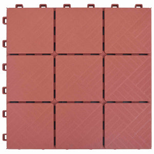 Πλάκα Κατασκευής 10 pcs Κόκκινο 30,5 x 30,5 x 2,2 εκ - Pakobazaar