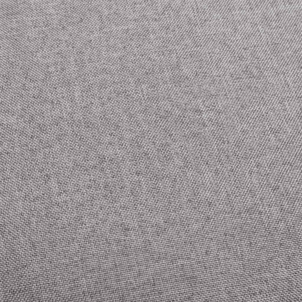 Καρέκλα Μπαρ Ανοιχτό Γκρι Υφασμάτινη - PAKOBAZAAR